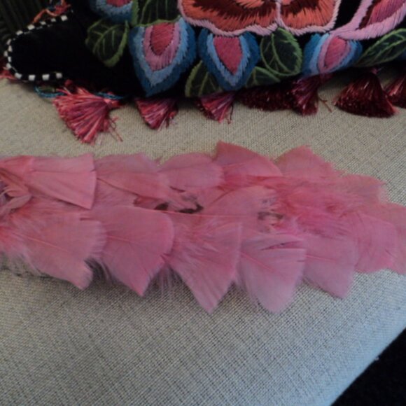 vintage feathered/flocked bird ornament - Picture 4 of 7